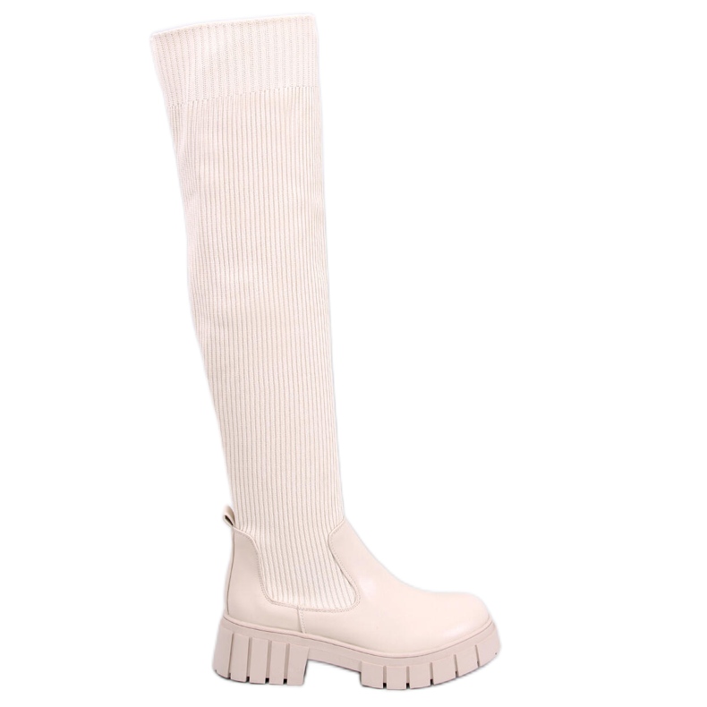 Botas con parte superior flexible Rozier Beige
