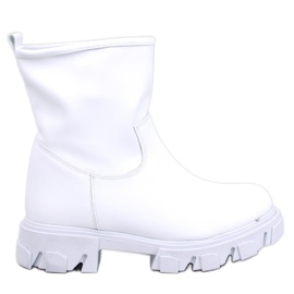 Botas Grants Bianco con suela gruesa. blanco
