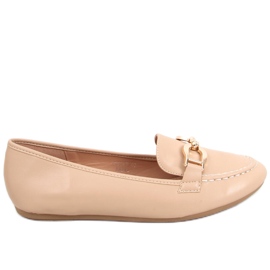 Mocasines de mujer Amiya Caqui beige