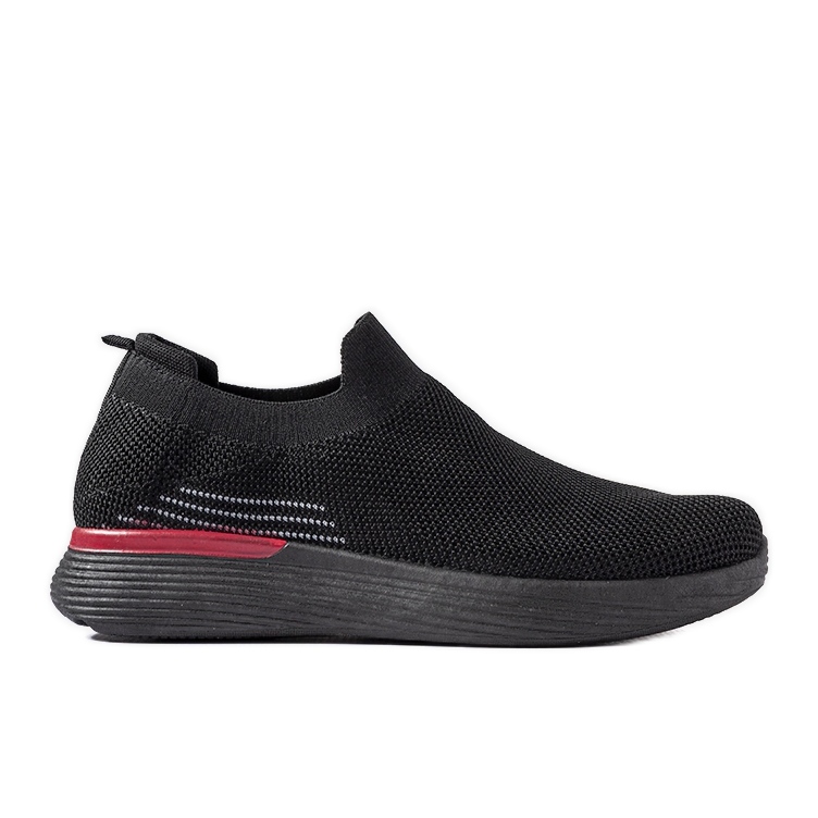 Zapatos sin cordones de hombre negros Gaidano