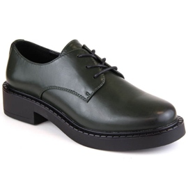 Sergio Leone W SK416B zapatos con cordones verde negro