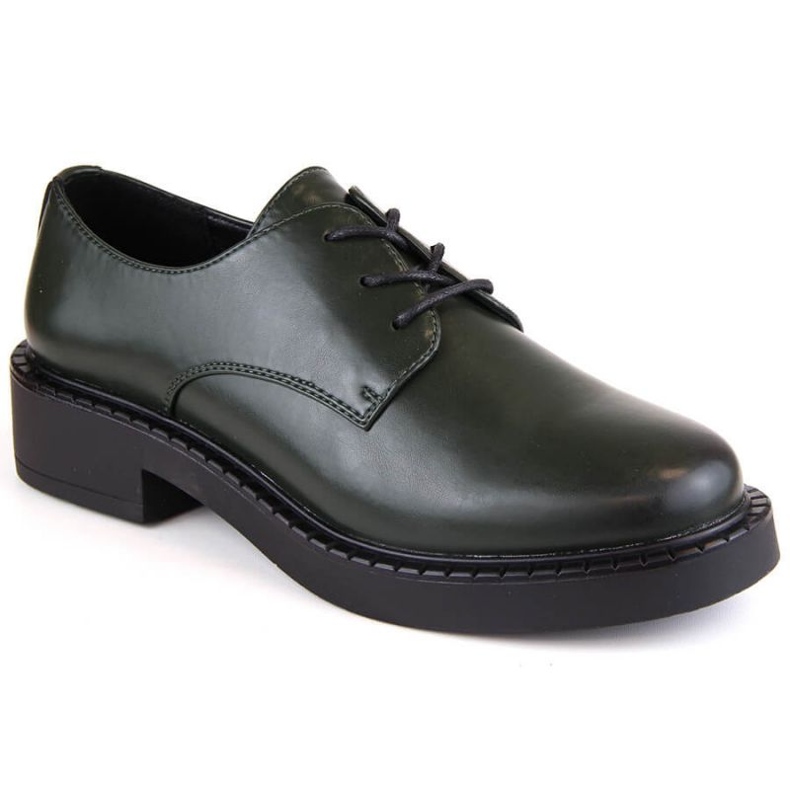 Sergio Leone W SK416B zapatos con cordones verde negro