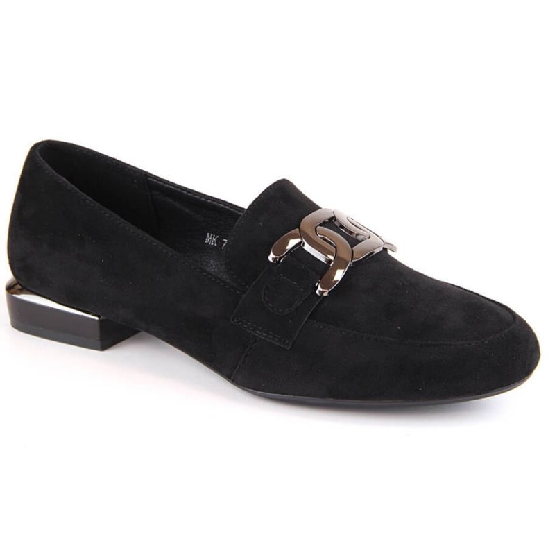 Sergio Leone W SK422B Zapatos de ante con cadena, negro