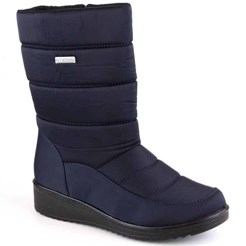 Botas de nieve altas News W EVE436B, azul marino