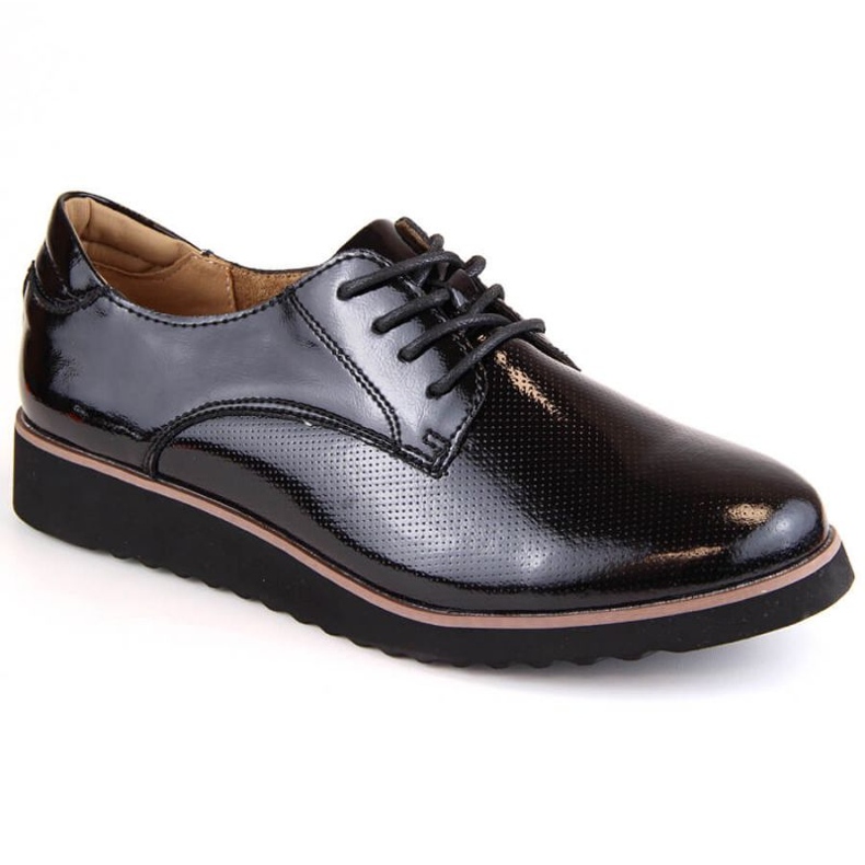 Filippo W PAW461 zapatos charol negro