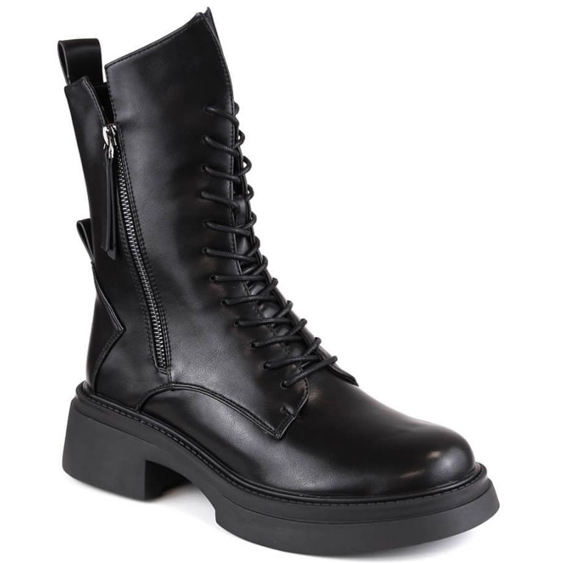 Botas D&amp;A S.Barski Premium Collection W OLI227 negro