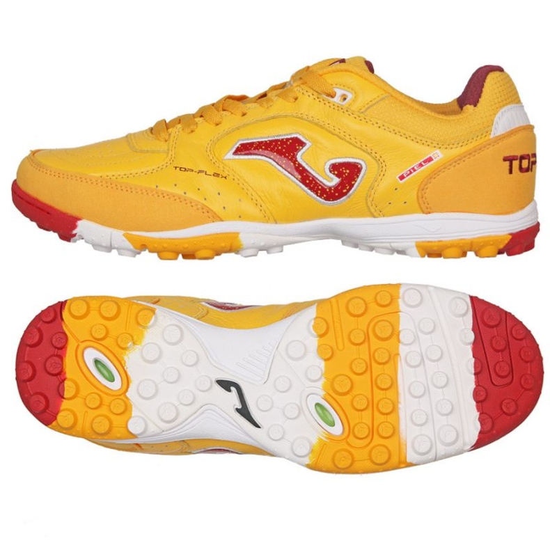 Zapatillas de fútbol Joma Top Flex 2328 Tf M TOPW2328TF amarillo