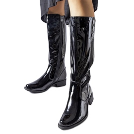 Botas Roosevelt charol negro