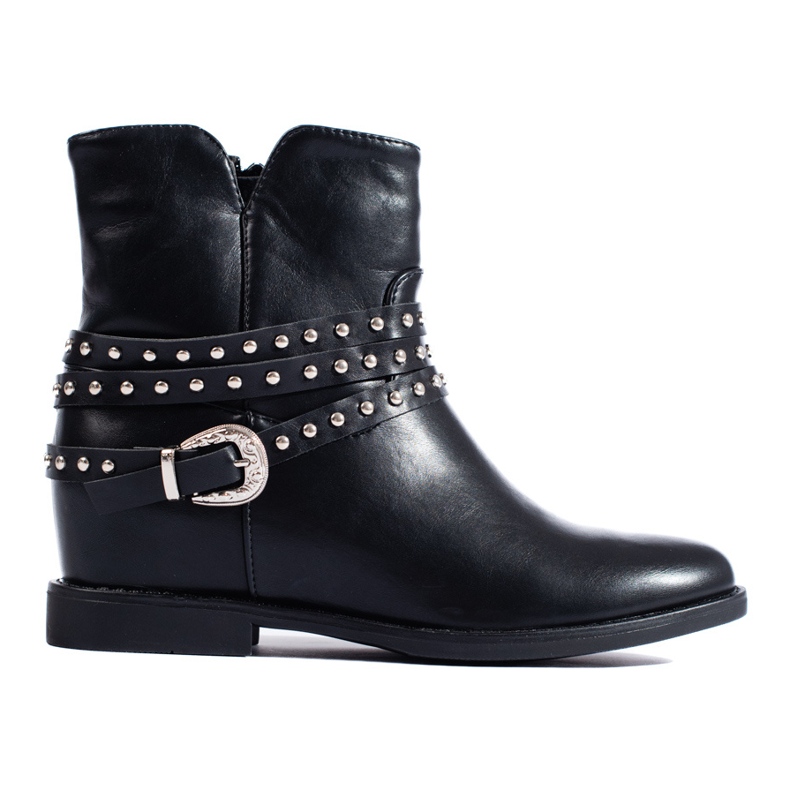 Botines Shelovet negros con cuña oculta