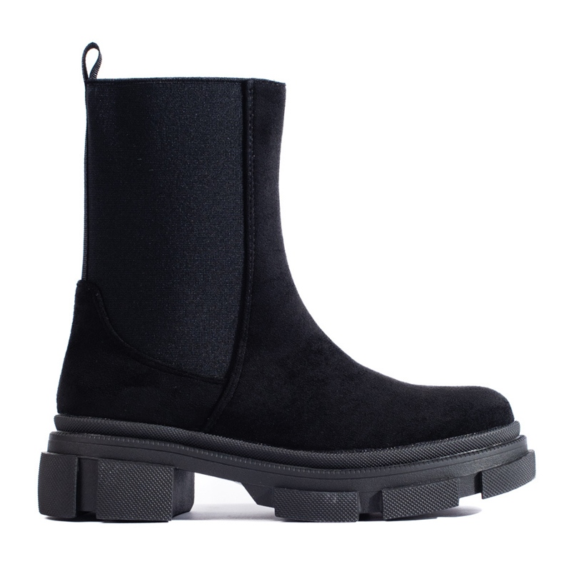 Botines Shelovet de ante negro