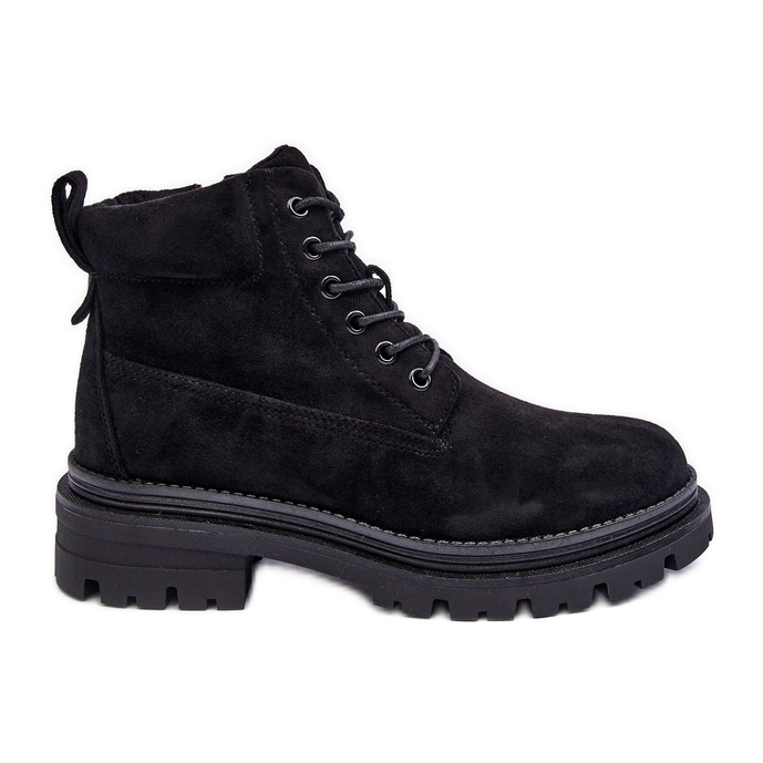 PM1 Botines con aislamiento Trappers de ante Negro Alden PM1 Botines con aislamiento Trappers de ante Negro Alden