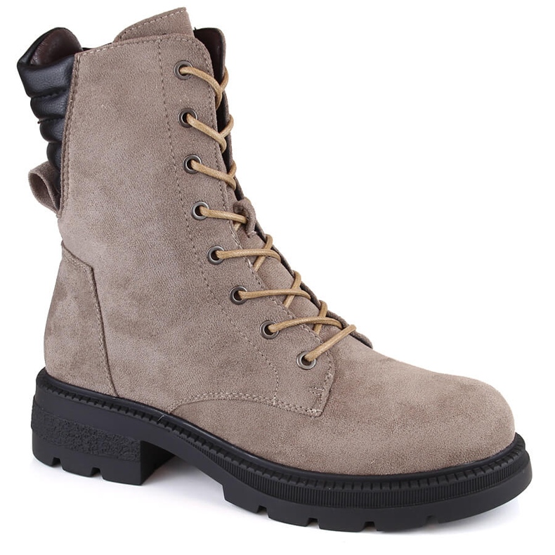 Botas de mujer con aislamiento Jezzi RMR2221-17 beige Botas de mujer con aislamiento Jezzi RMR2221-17 beige