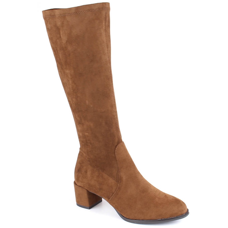 Botas aislantes de mujer camel oscuro de Sergio Leone marrón