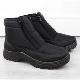 Botas de nieve negras con aislamiento para hombre News 5011 negro