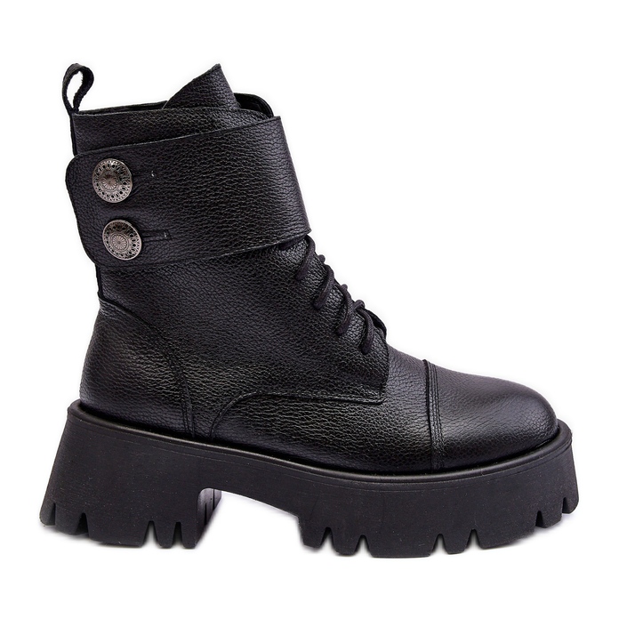 Lemar Anceria Botas Worker Mujer Piel Negro Lemar Anceria Botas Worker Mujer Piel Negro