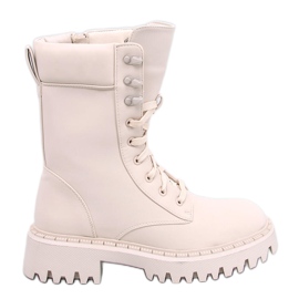 Tamas Bolso cordones beige