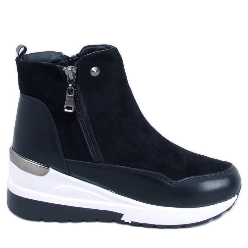 Jordans Botines cuña negros Jordans Botines cuña negros