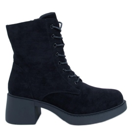 Mayfield Botines negros con cordones