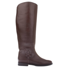 Marco Shoes Botas Anchas Marley marrón