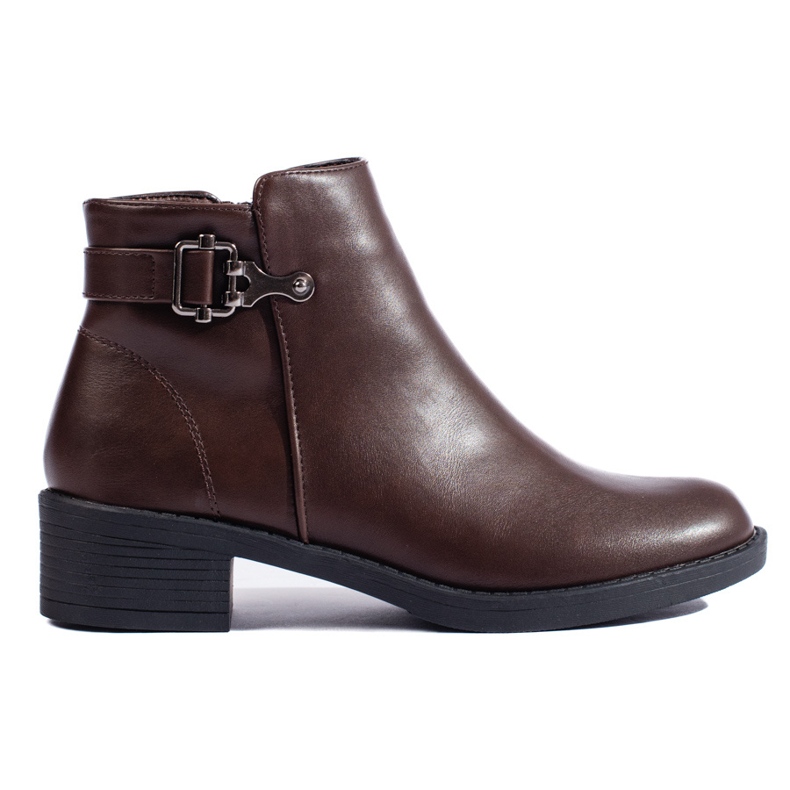 Botas clásicas de mujer Shelovet en color marrón.