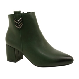 M.Daszyński Botas aislantes con cremallera verdes.