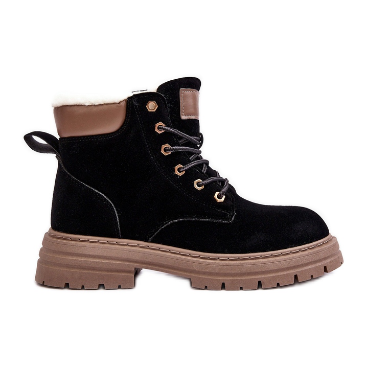 Cazadores con aislamiento de piel para mujer Fenan negro Cazadores con aislamiento de piel para mujer Fenan negro