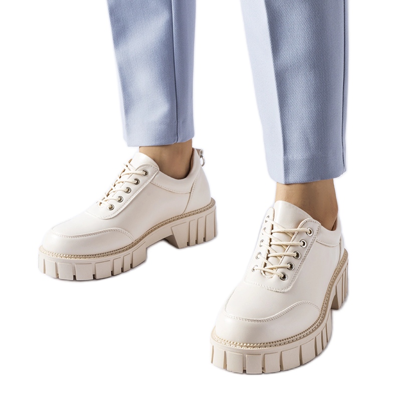 Zapatos Severino clásicos elegantes beige