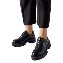 Zapatos Severino clásicos macizos negros Zapatos Severino clásicos macizos negros