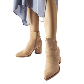 Botines beige de Hiney