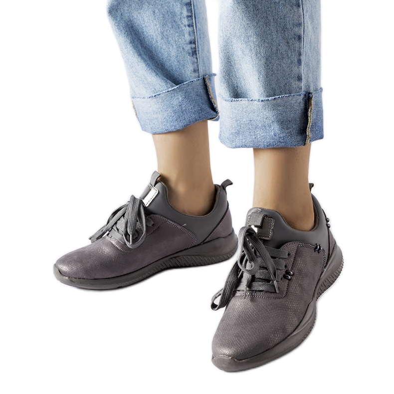 Zapatillas slip-on grises de Anatole