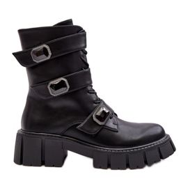 Botas Obrera Mujer Piel Negro S.Barski MR870-62