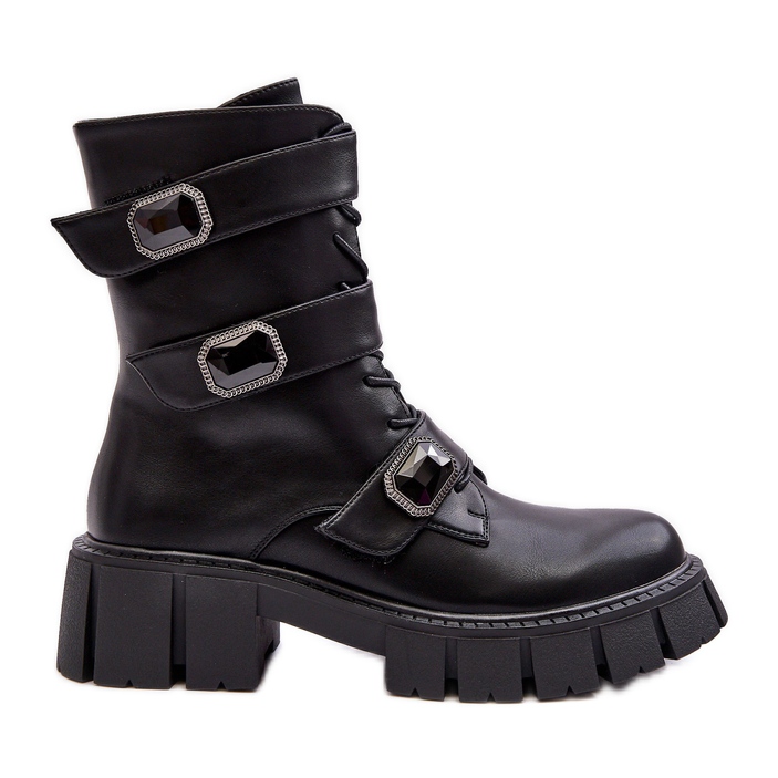 Botas Obrera Mujer Piel Negro S.Barski MR870-62