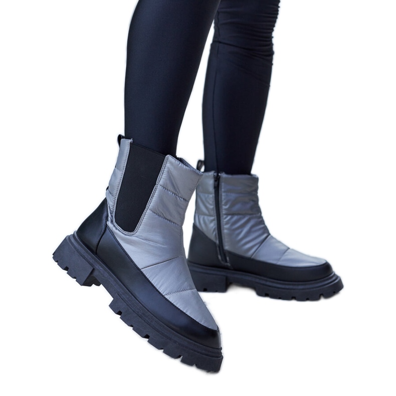 Botas de nieve Galvani con aislamiento gris