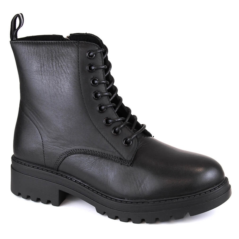 Botas de mujer de piel, aislantes, negras, T.Sokolski Z23-317 negro