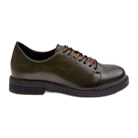 Vinceza Zapatos Mujer Piel Con Cordones Verde Oscuro Nakera Vinceza Zapatos Mujer Piel Con Cordones Verde Oscuro Nakera