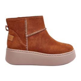 Botas de Nieve Mujer Ante Maciejka 06257-29 Marrón