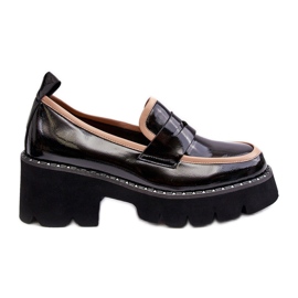 S.Barski Mocasines Mujer Piel D&amp;A MR870-32 Negro