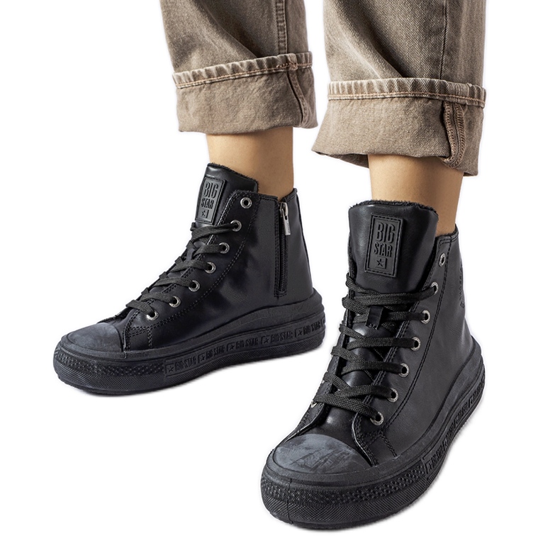 Zapatillas negras con aislamiento Big Star MM274023 negro