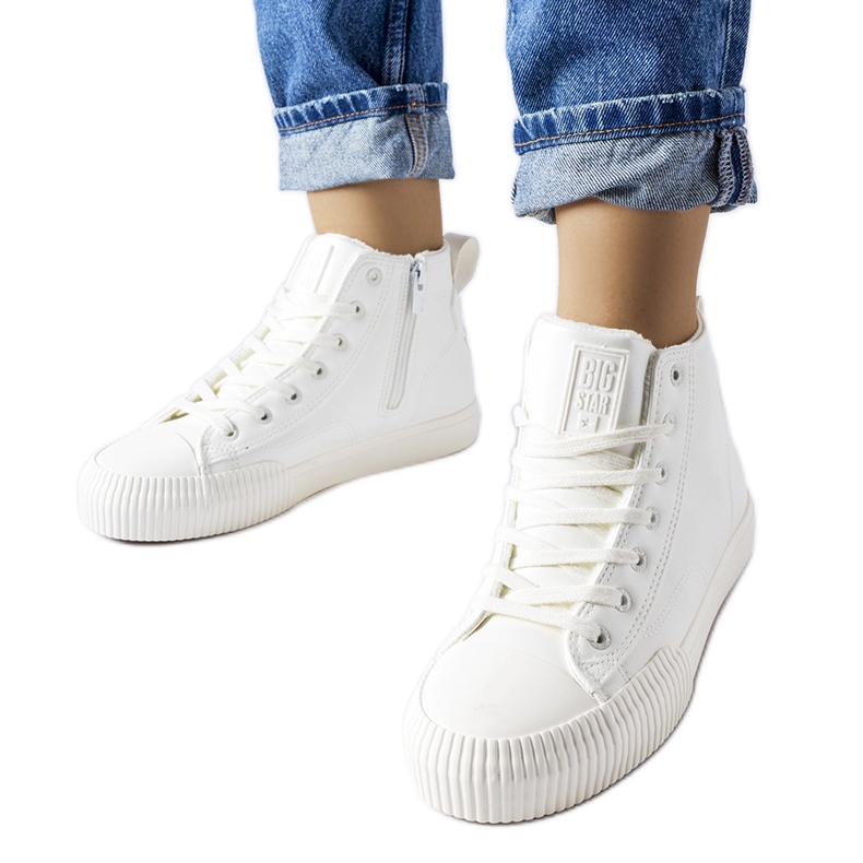 Zapatillas blancas con aislamiento Big Star MM274017 blanco