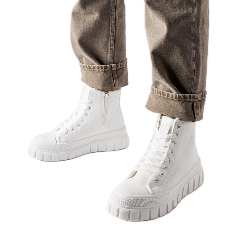 Zapatillas blancas con aislamiento Big Star MM274624 blanco