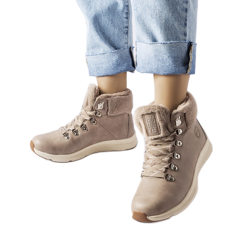 Botas aislantes beige Big Star MM274487