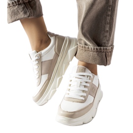 Zapatillas Big Star MM274500 blancas beige