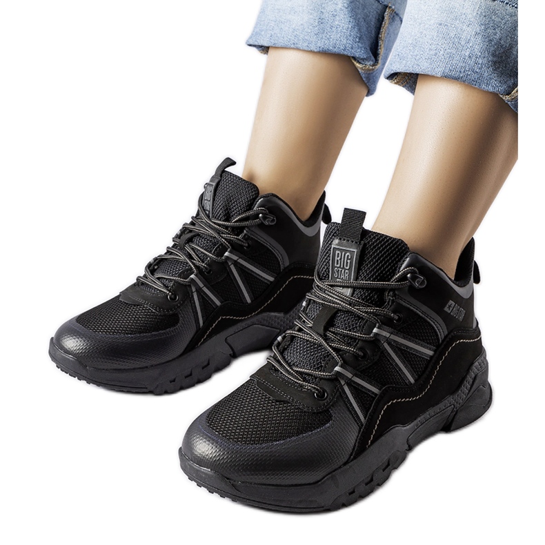Zapatos trekking Big Star negros KK274218