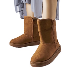 Botas de nieve marrones Big Star KK274616 marrón