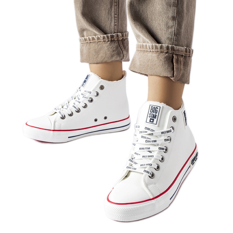 Zapatillas blancas con aislamiento Big Star KK274597 blanco