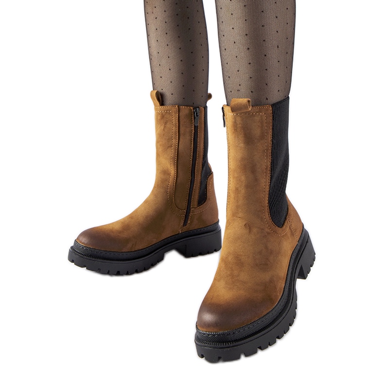 Botas altas con aislamiento marrones de Bernardo marrón Botas altas con aislamiento marrones de Bernardo marrón