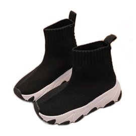 Calcetines Deportivos Infantiles Zapatos Blanco y Negro Zaelin