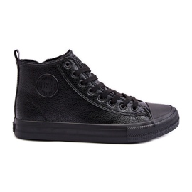 Zapatillas de hombre aislantes con cremallera negro Big Star MM174012