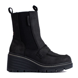 Goodin Botines Shelovet de ante negro
