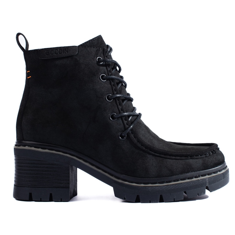 Botines negros de mujer con tacón ancho de Shelovet